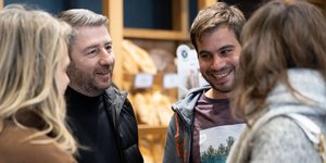 Ο Νίκος Ανδρουλάκης σε περιοδεία στην Πεύκη