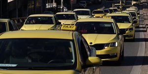 Taxis strike
