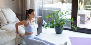 Γυναίκα που γυμνάζεται  