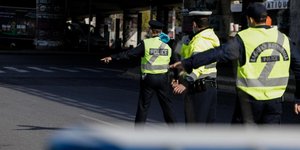 Μπλόκο τροχαίας στο κέντρο της Αθήνας 