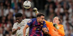 Στιγμιότυπο από αγώνα Ρεάλ Μαδρίτης - Μπαρτσελόνα για την La Liga