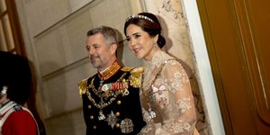 Ο βασιλιάς Φρέντερικ και η βασίλισσα Μαίρη της Δανίας