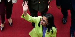 Η προσωρινή πρόεδρος της Βενεζουέλας, Ντέλσι Ροντρίγκες