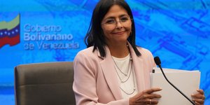 Η προσωρινή πρόεδρος της Βενεζουέλας Ντέλσι Ροδρίγκες