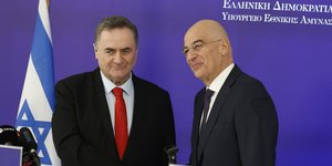 Συνάντηση του Ν. Δένδια με τον Ισραηλινό ομόλογό του, Ι. Κατζ