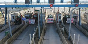 Μπλόκο στα διόδια του Λόγγο