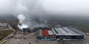 Το εργοστάσιο της Βιολάντα που καταστράφηκε στα Τρίκαλα