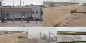 Σαρώνει η κακοκαιρία – Κλειστοί δρόμοι στην Αλεξανδρούπολη, εγκλωβισμένοι μαθητές στον Απαλό 