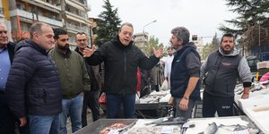 Σε λαϊκη της Θεσσαλονικης ο Σ. Φάμελλος