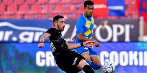 Ο Βραζιλιάνος εξτρέμ Φάρλεϊ Ρόσα με τη φανέλα του Παναιτωλικού το 2020