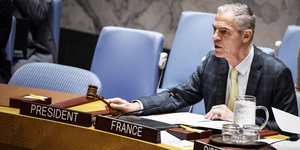 Ο μόνιμος αντιπρόσωπος της Γαλλίας στον ΟΗΕ, Ζερόμ Μποναφόν