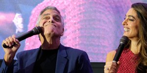 O διάσημος ηθοποιός Τζορτζ Κλούνεϊ και η σύζυγός του Αμάλ Αλαμουντίν