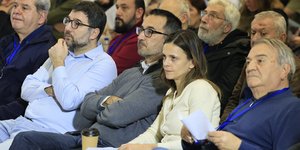 Ηλιόπουλος, Χαρίτσης, Αχτσιόγλου στο συνέδριο της Νέας Αριστεράς