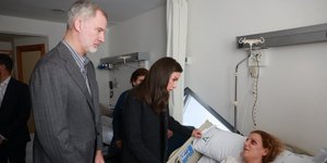 Φελίπε και Λετίθια σε νοσοκομείο