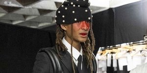 Ο Τζέιντεν Σμιθ στην παρουσίαση της πρώτης του συλλογής για τον οίκο Christian Louboutin 