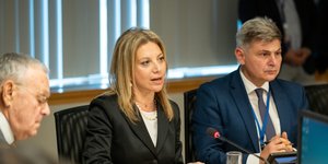 Η Μαρία Καρυστιανού με τον Νικόλα Φαραντούρη