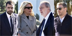 Συγκίνηση στην κηδεία του Γιώργου Παπαδάκη