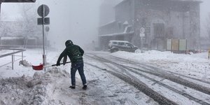 Xιονια στην Φρανκφούρτη