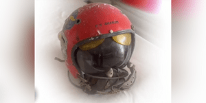 Το κράνος του Παναγιώτη Βλαχάκου που σκοτώθηκε στα Ίμια