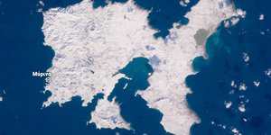 Η Λήμνος κατάλευκη από το χιόνι