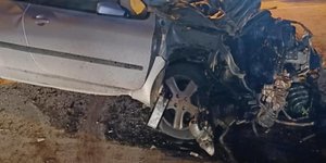 Το αυτοκίνητο του 19χρονου που προκάλεσε το τροχαίο στο Λουτράκι