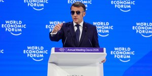 Ο Μακρόν στο Νταβός