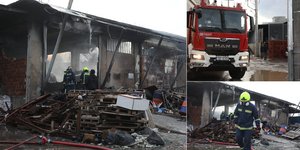 Κόλαση φωτιάς με αλυσιδωτές εκρήξεις στο Μενίδι