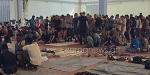 Η εικόνα στο κέντρο κράτησης στην Αγυιά