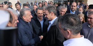 Στο Καστέλι ο Κυριάκος Μητσοτάκης