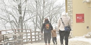 οικογενεια χιονι