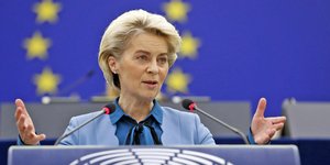 Η πρόεδρος της Ευρωπαϊκής Επιτροπής, Ούρσουλα φον ντερ Λάιεν