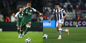 Παίκτες του Παναθηναϊκού και του ΠΑΟΚ