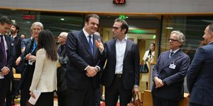 Ο Κυριάκος Πιερρακάκης στο Eurogroup