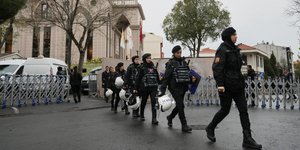 Αστυνομικοί στην Κωνσταντινούπολη