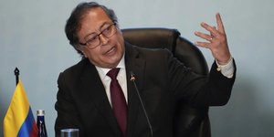 Ο πρόεδρος της Κολομβίας, Γουστάβο Πέτρο