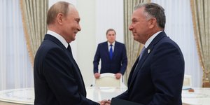 Ο Βλάντιμιρ Πούτιν και ο Στιβ Γουίτκοφ