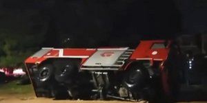 «Τούμπαρε» Πυροσβεστικό στη Βάρη