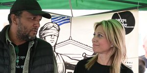 Πάνος Ρούτσι και Μαρία Καρυστιανού