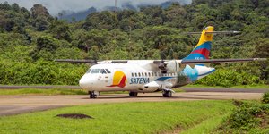 Αεροσκάφος της εταιρείας Satena στην Κολομβία