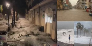 Σφοδρές πλημμύρες προκάλεσε στη Σικελία ο κυκλώνας Χάρι