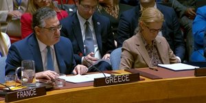 Ο αναπληρωτής Μόνιμος Αντιπρόσωπος της Ελλάδας στα Ηνωμένα Έθνη, Ιωάννης Σταματέκος