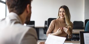 Υποψήφια σε συνέντευξη εργασίας