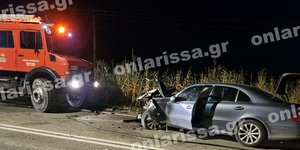 Τροχαίο δυστύχημα στην Λάρισα