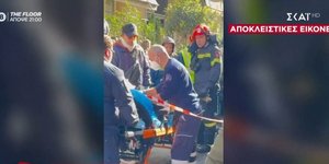 Ο οδηγός απεγκλωβίστηκε και μεταφέρθηκε στο Νοσοκομείο