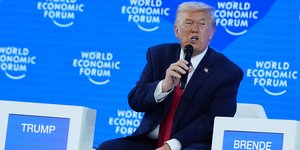 O Ντόναλντ Τραμπ στο Νταβός