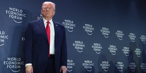 O Ντόναλντ Τραμπ στο Νταβός