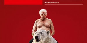Το εξώφυλλο του Economist με τον Τραμπ και την πολική αρκούδα