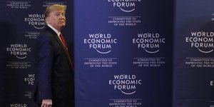 Ο Ντόναλντ Τραμπ στο Παγκόσμιο Οικονομικό Φόρουμ στο Νταβός το 2020