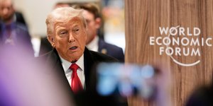 Ο Ντόναλντ Τραμπ στο Νταβός