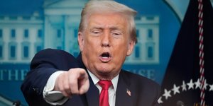 Ο πρόεδρος των ΗΠΑ, Ντόναλντ Τραμπ 